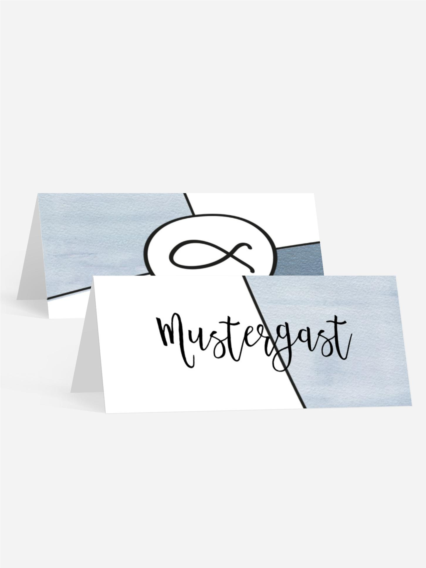 Tischkarte Kommunion Geteilte Vielfalt