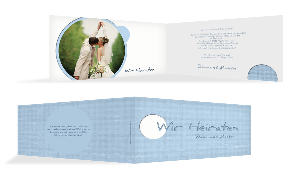 Hochzeitseinladung wedding harmony Hochzeitseinladung wedding harmony