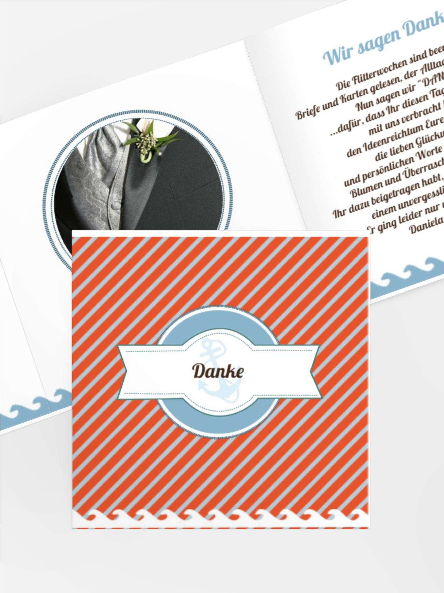 Dankeskarte Leuchtturm