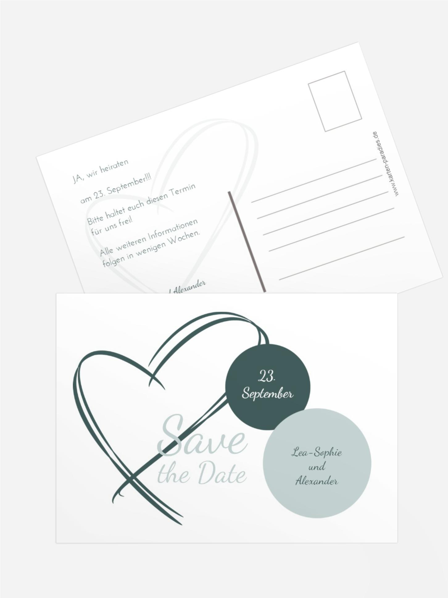 Save the Date Doppelherz
