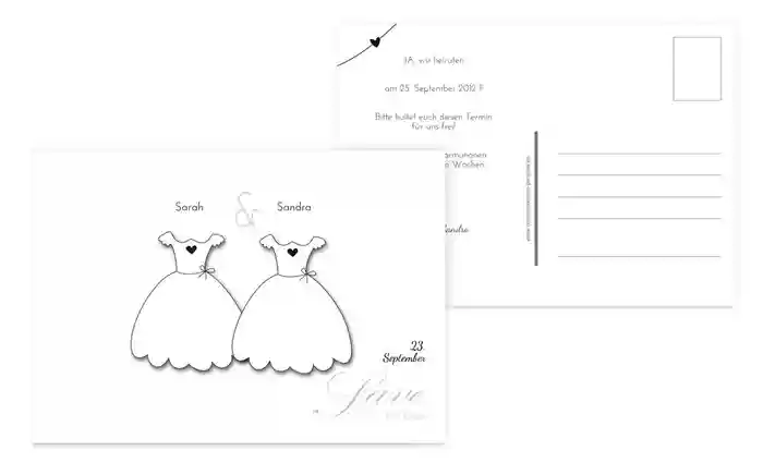 Save the Date dresses