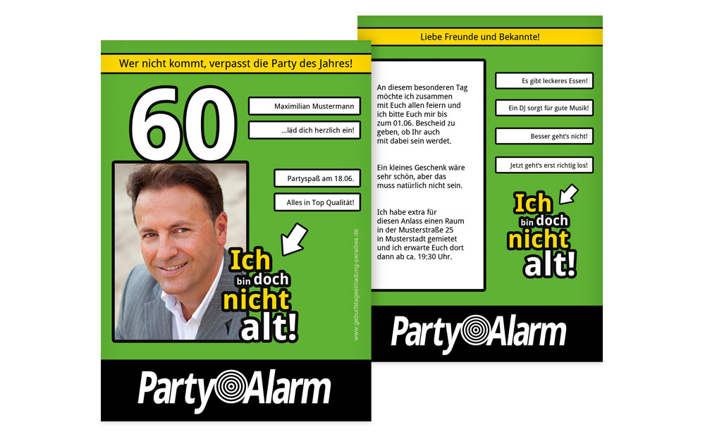 Geburtstagseinladung Ich bin doch nicht alt! Foto 60 Geburtstagseinladung Ich bin doch nicht alt! Foto 60
