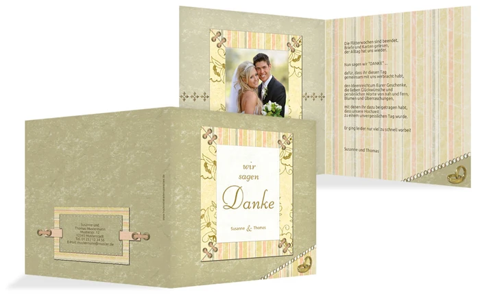 Dankeskarte Bund fürs Leben