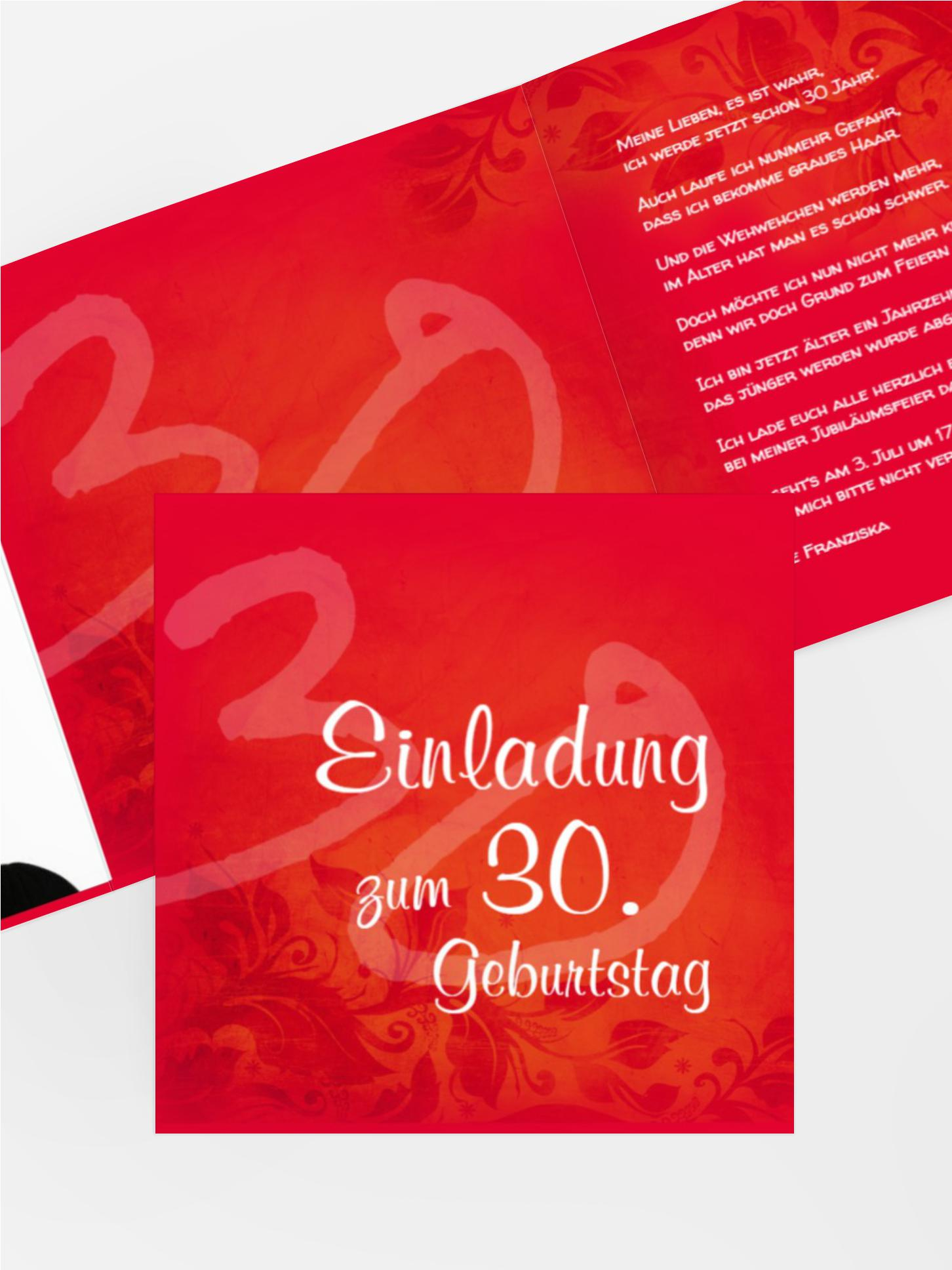 Geburtstagseinladung floral verspielt 30 Foto Geburtstagseinladung floral verspielt 30 Foto