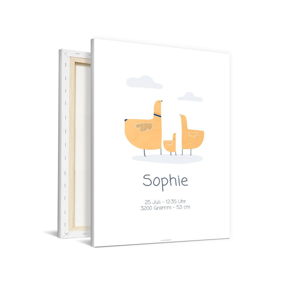 Wandbilder Baby Entlein