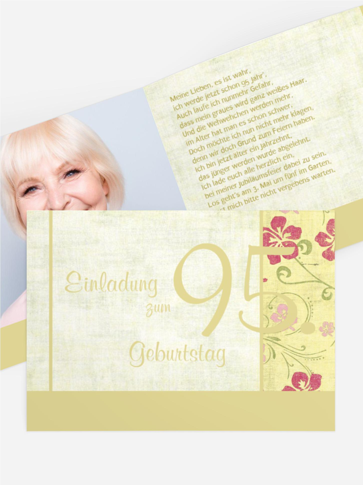 Einladung zum Geburtstag Hibiskus 95 Foto