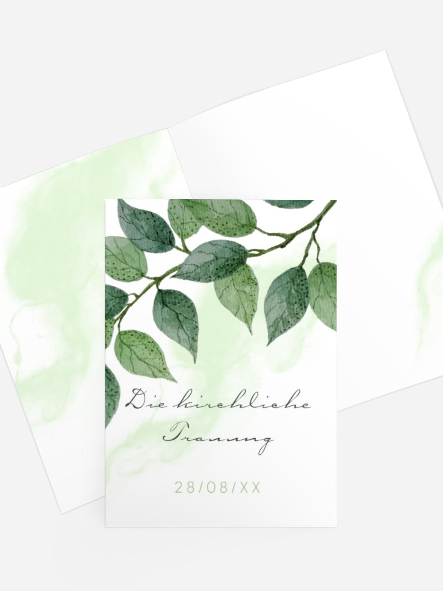 Kirchenheft Saftig Grün