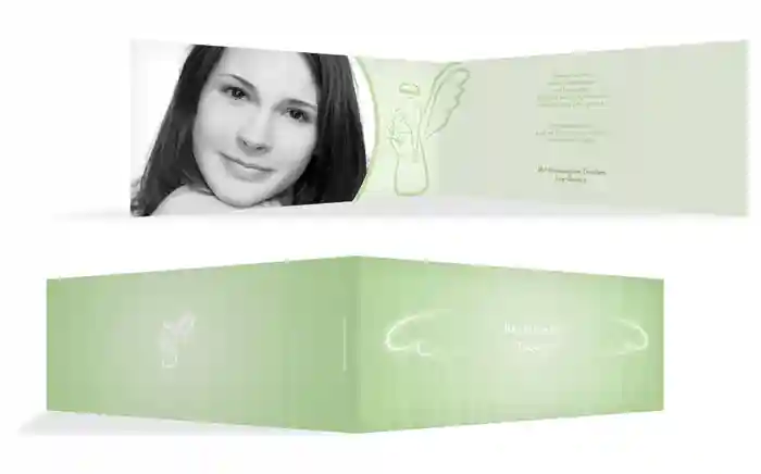 Dankeskarte Kommunion Angel Wings