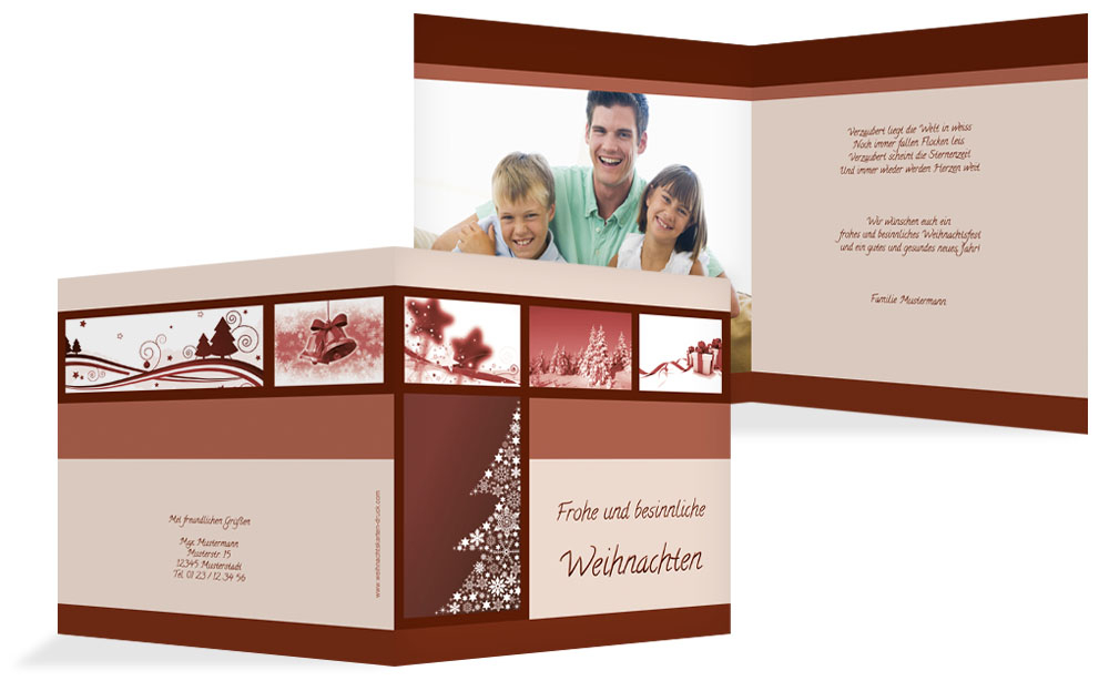 Weihnachtsgrußkarte Privat Classic Weihnachtsgrußkarte Privat Classic