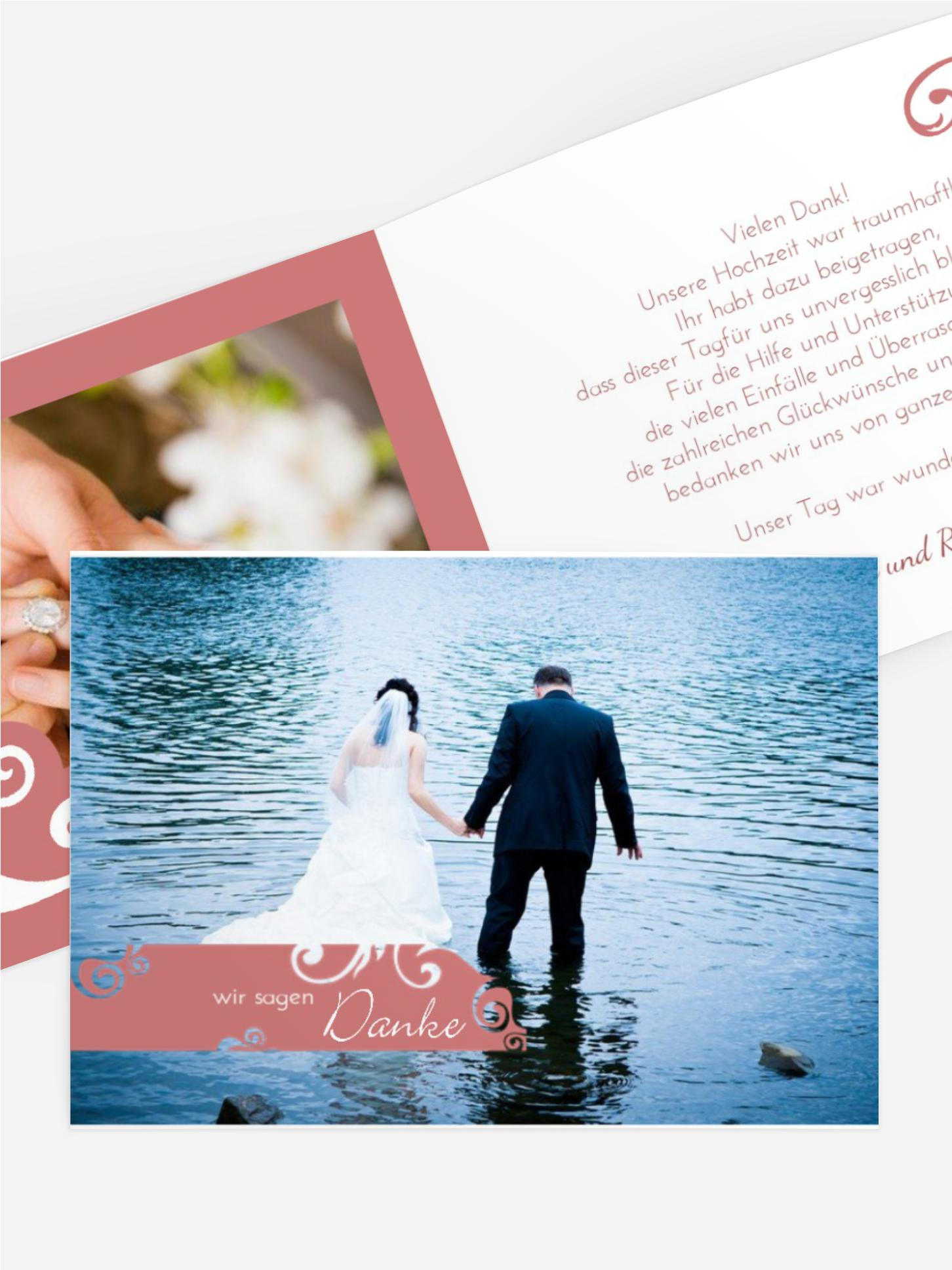 Dankeskarte Squiggle Square