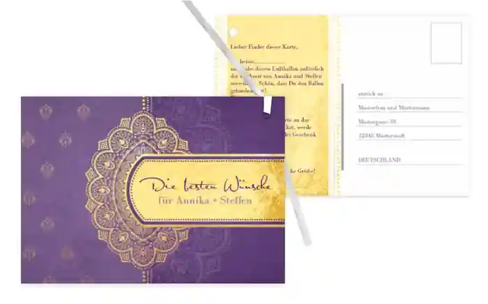 Ballonkartekarte Mumbai