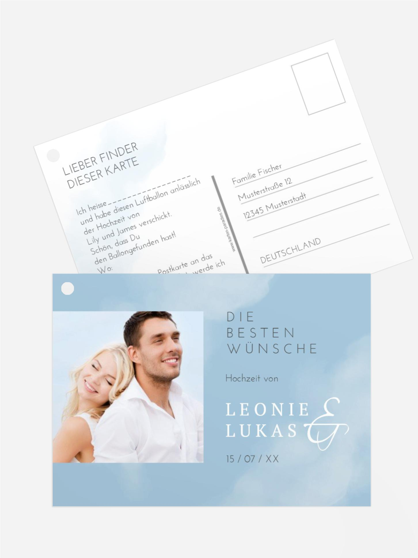 Ballonflugkarte Fly together