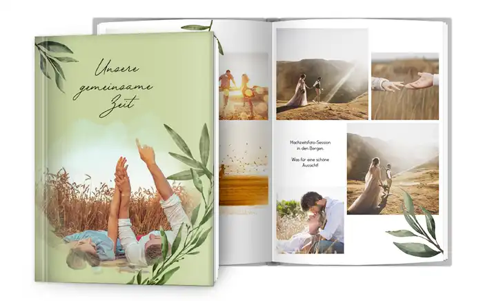 Green Wedding Fotobuch (Layout Test Antje)