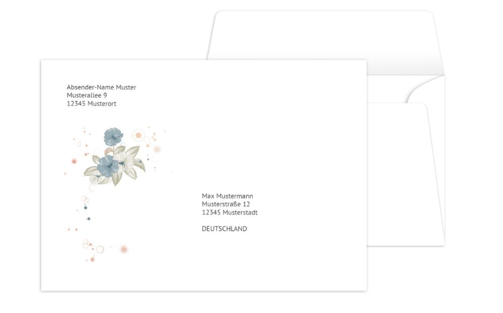 Umschlag Aquarell Flower