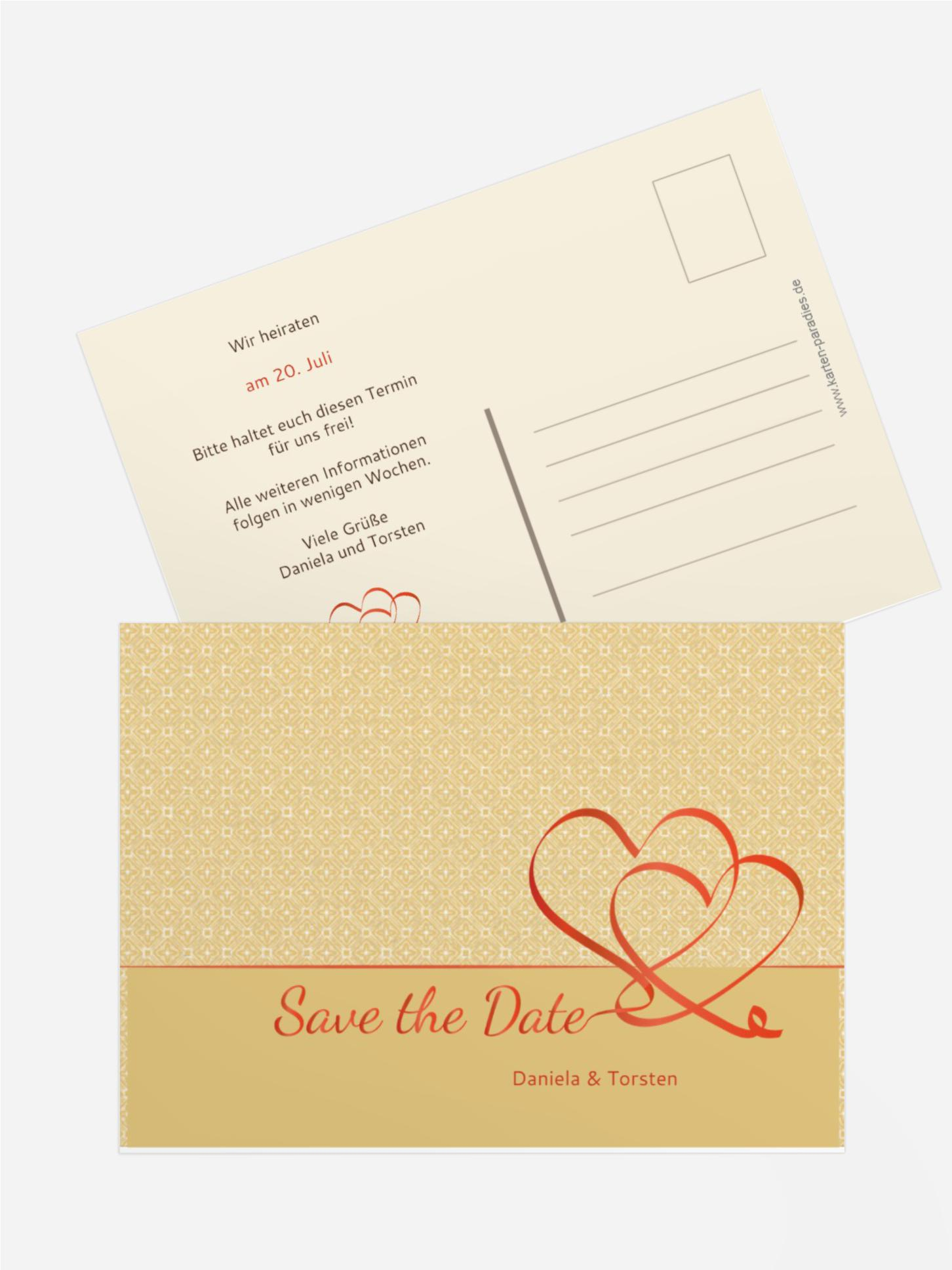 Save the Date Turteltäubchen