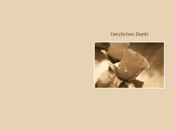 Dankeskarte Rose hoch