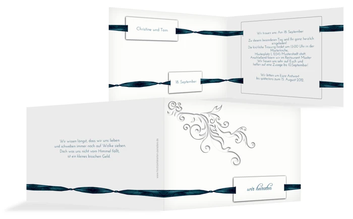 Einladungskarte Loop Label