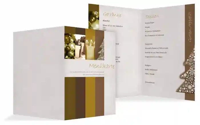 Weihnachtsmenü Farbklang