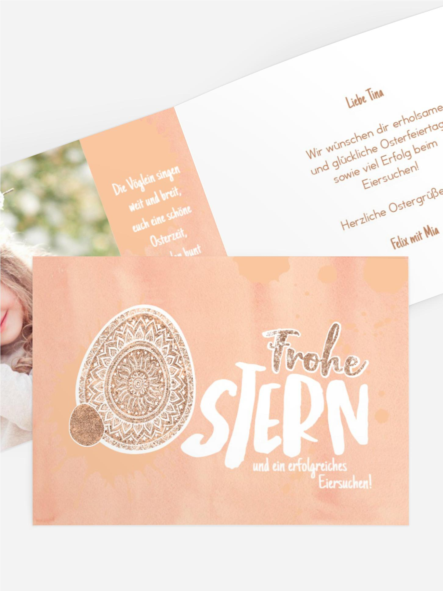Osterkarte Ostergruß
