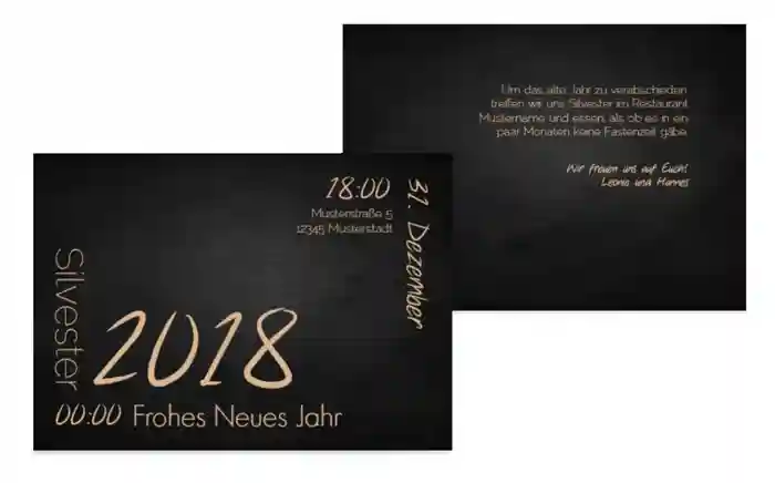 Neujahrskarte Wortkarussell Neujahrskarte Wortkarussell