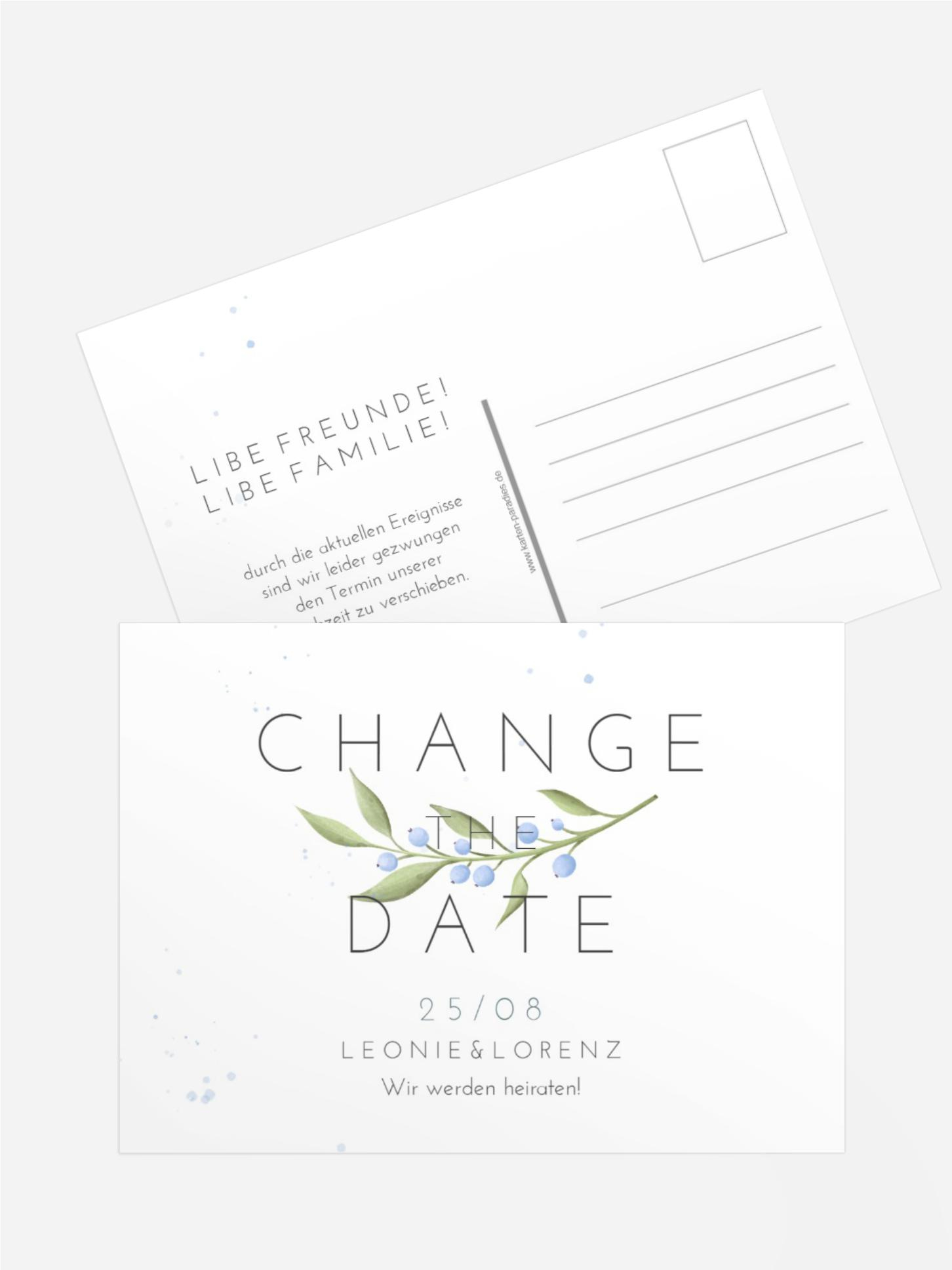 Change The Date Schlichte Beeren