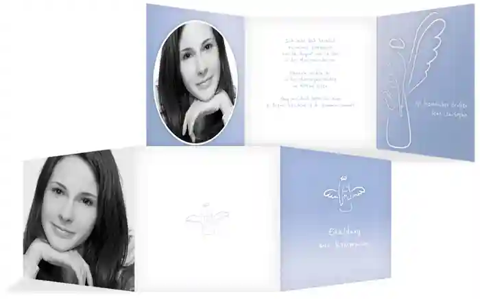 Einladungskarte Kommunion_Angel