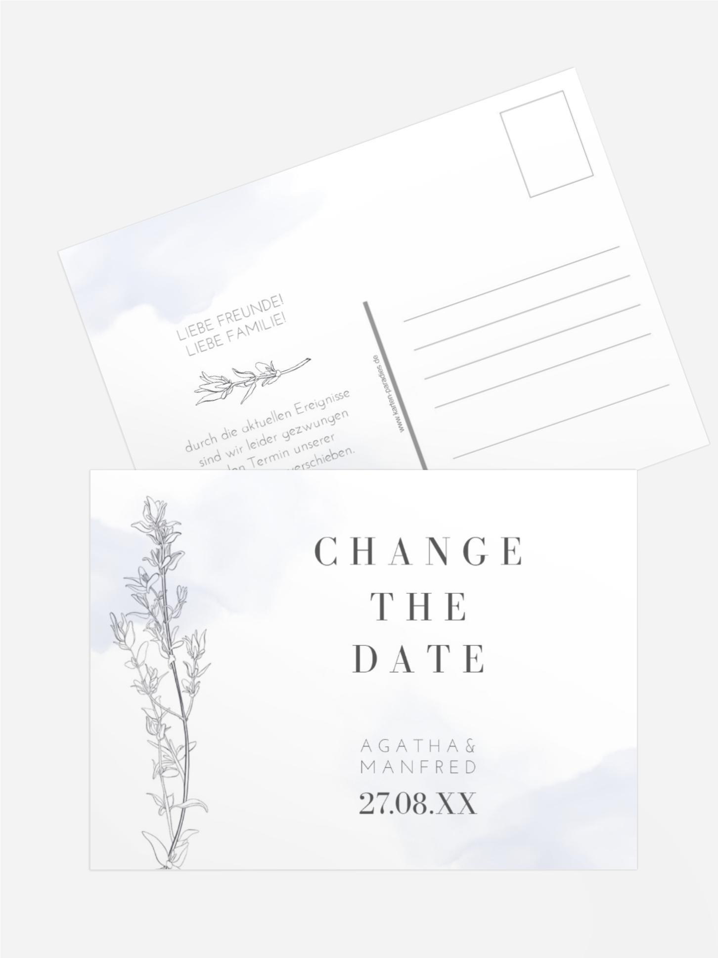 Change The Date Karte Edler Zusammenhalt