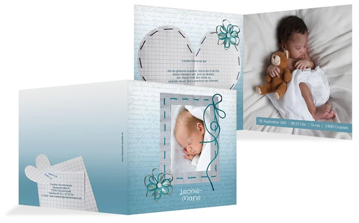 Geburtskarte Schnipp-Schnapp Geburtskarte Schnipp-Schnapp