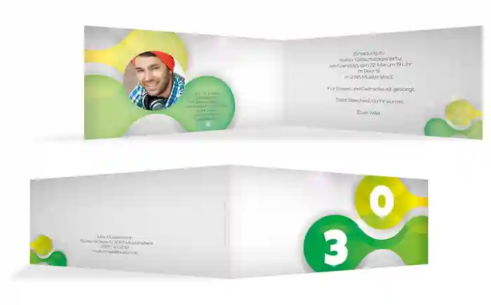 Geburtstagskarte Highlight 30 Foto