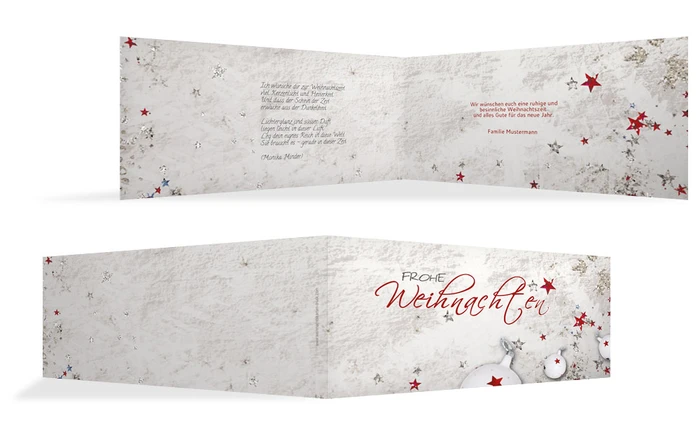Weihnachtskarte Privat Sternenstaub Weihnachtskarte Privat Sternenstaub