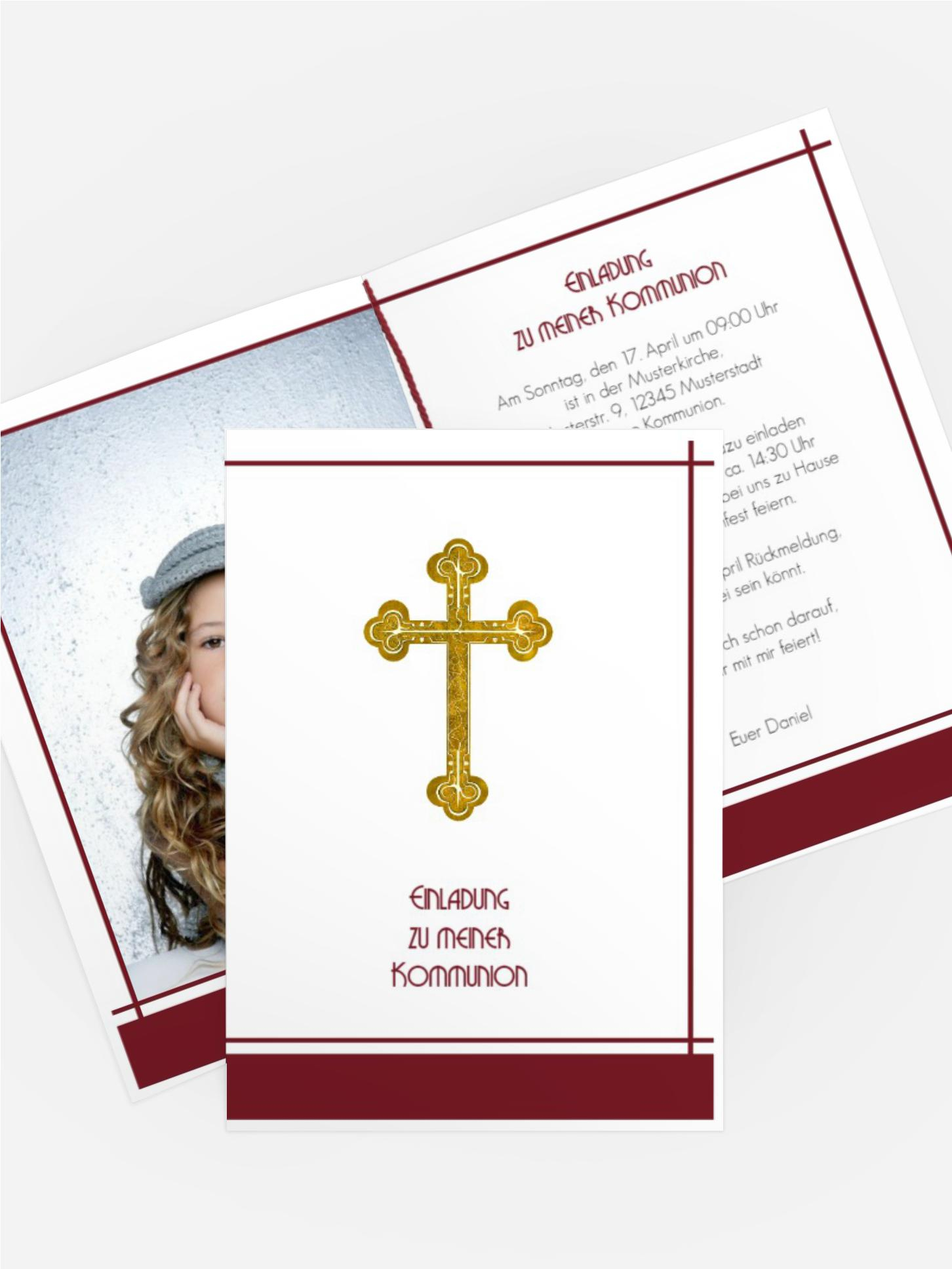 Einladung zur Kommunion Gebetbuch