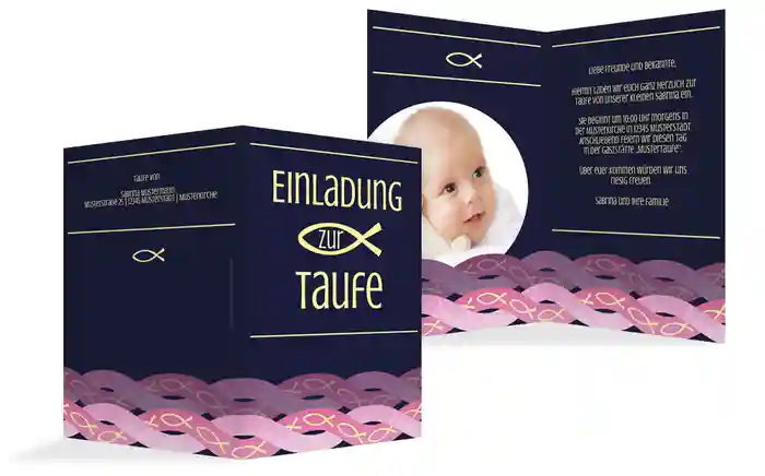 Taufkarte Ichthys