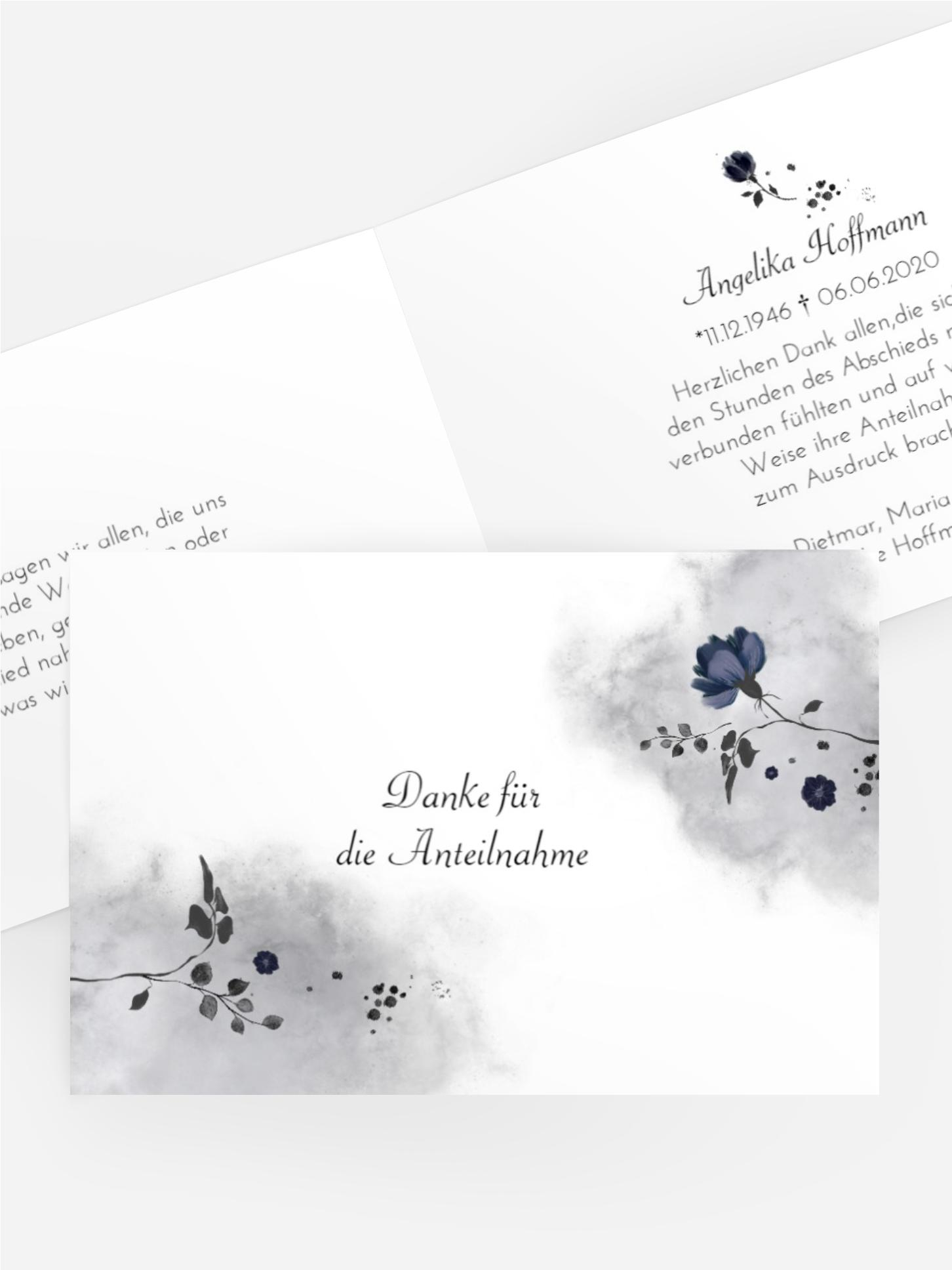 Dankeskarte Treue Freundschaft