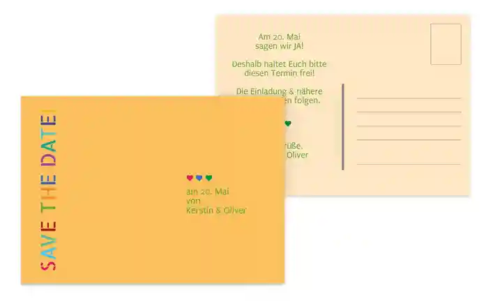 Save the Date Dreiherzen