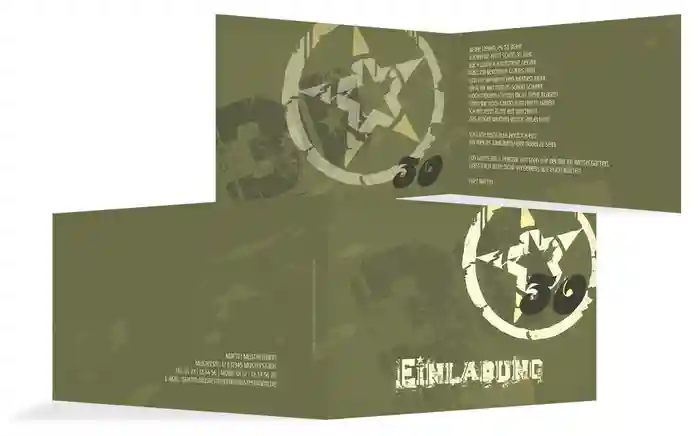 Einladungskarte zum Geburtstag star style 30