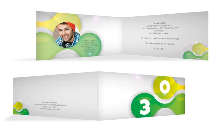 Geburtstagskarte Highlight 30 Foto Geburtstagskarte Highlight 30 Foto