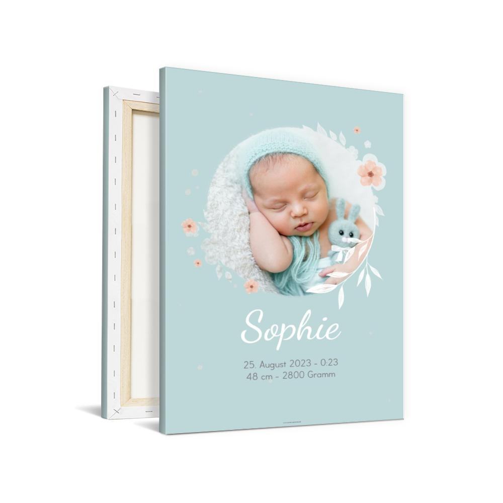 Wandbilder Baby Beschützende Ranken