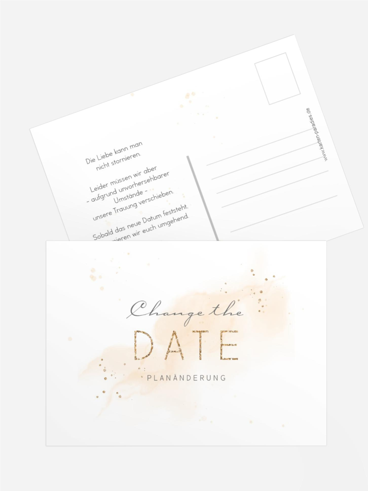 Change The Date Karte Sanfter Nebel