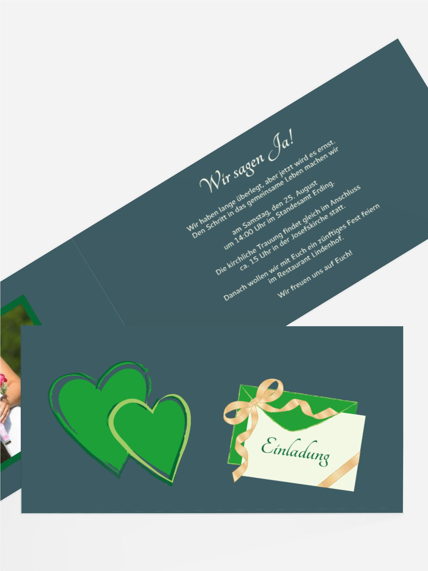 Hochzeitseinladung Eheglück