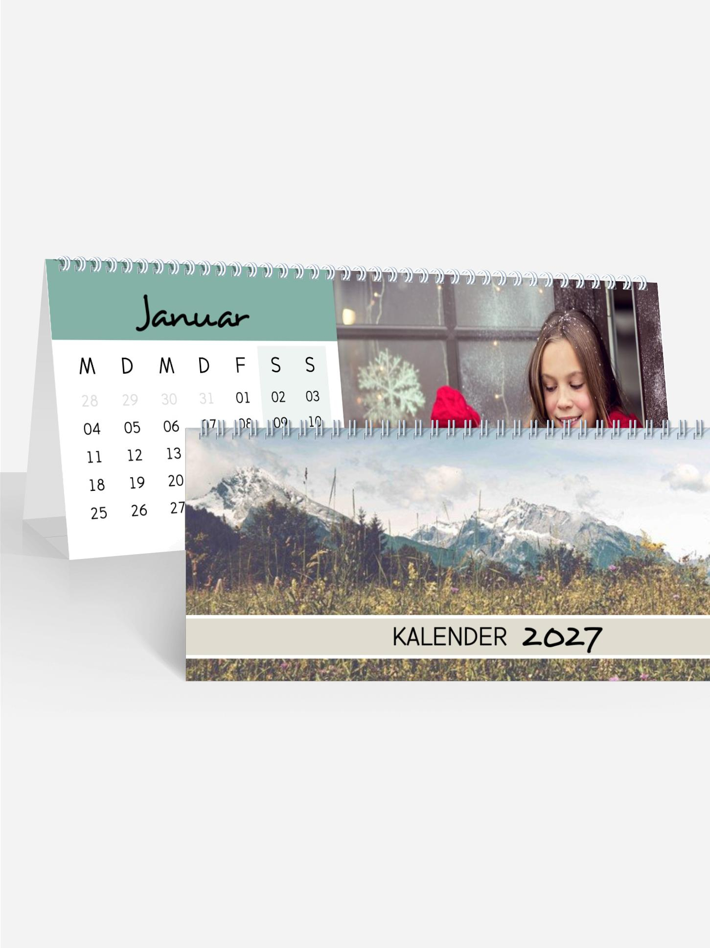 Monats-Tischkalender Hoch Farbenspiel Monats-Tischkalender Hoch Farbenspiel