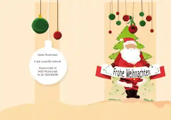 Foto Weihnachtsgrußkarte Wichtel