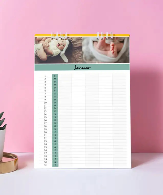 Unser Küchenkalender mit Fotos 2026 selbst gestalten