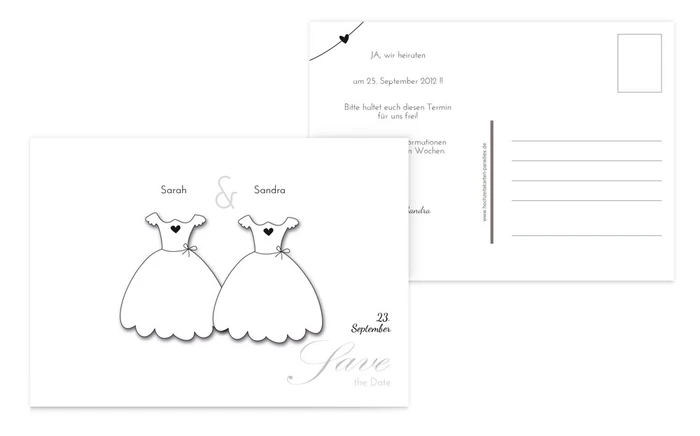 Save the Date dresses