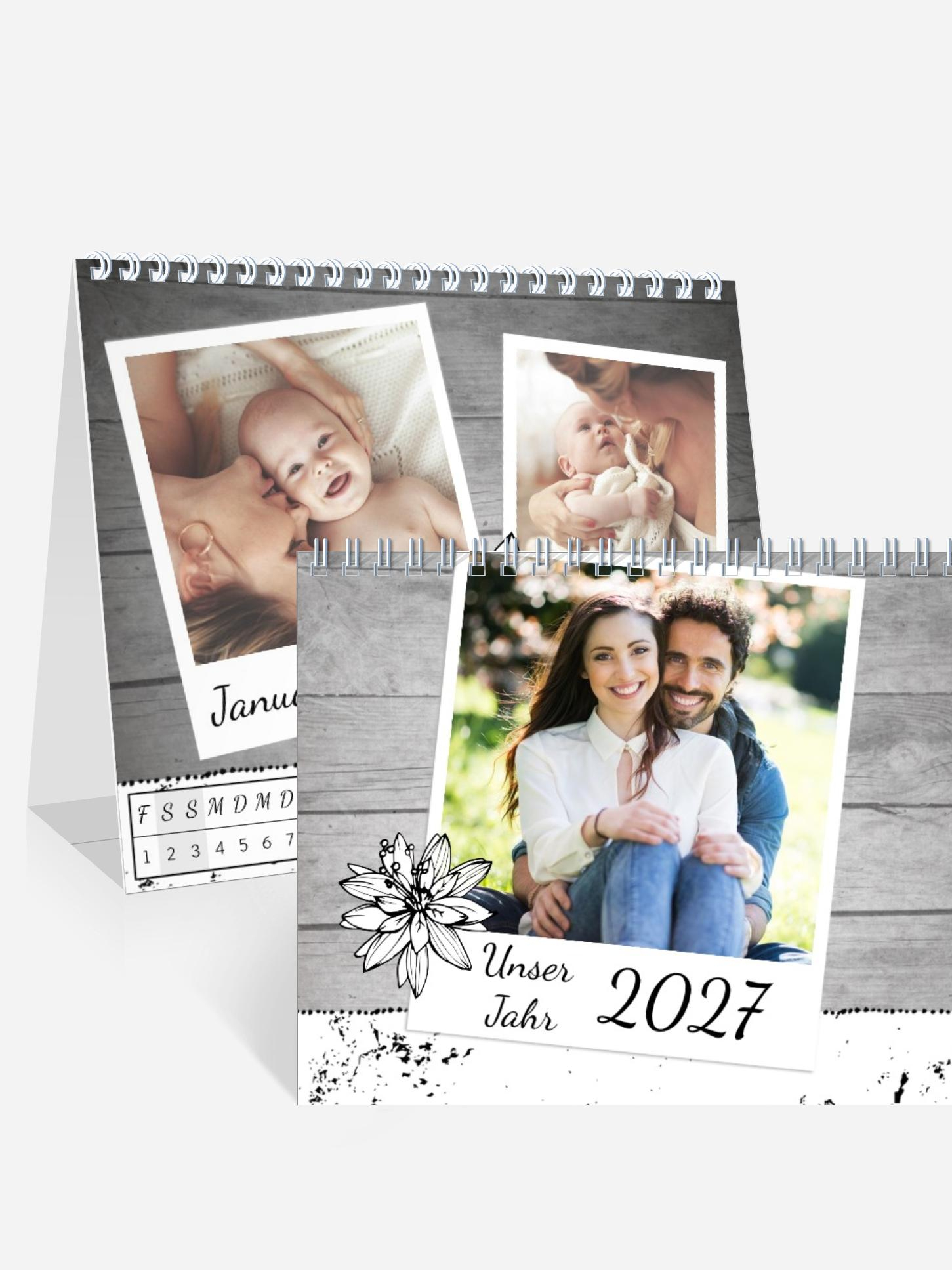 Monats-Tischkalender Schnappschuss Monats-Tischkalender Schnappschuss