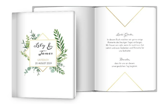 Hochzeitsbuch Farn