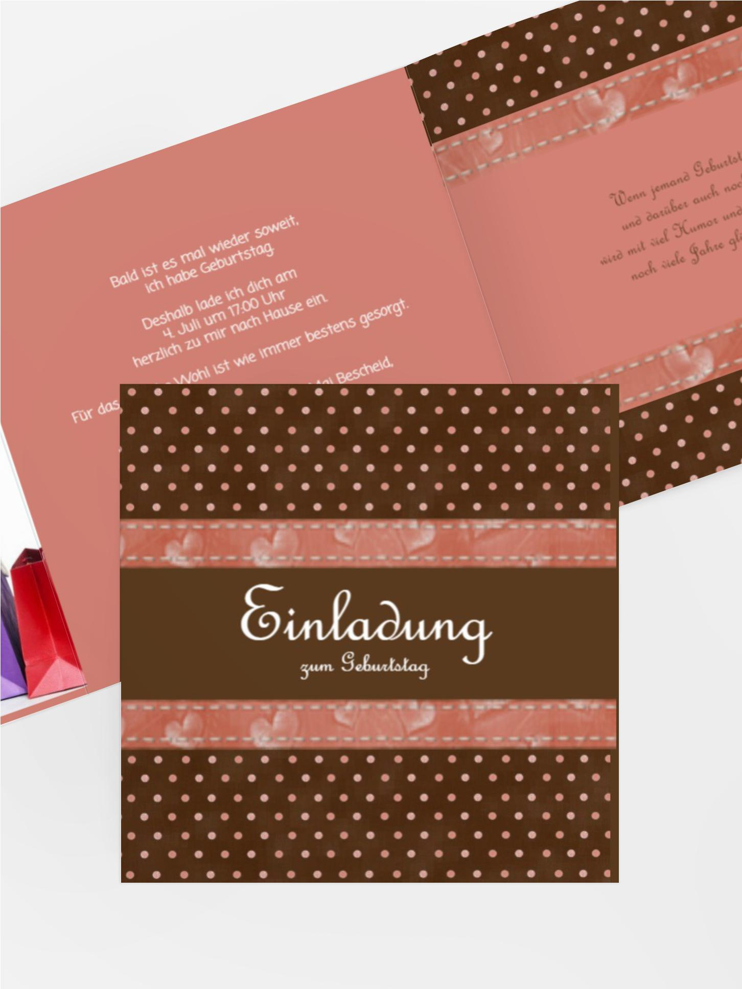 Geburtstagseinladung Harmonie Foto