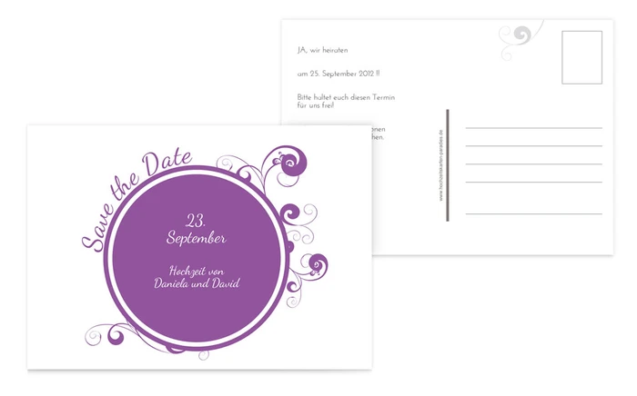 Save the Date Squiggle Chubby Save the Date Squiggle Chubby