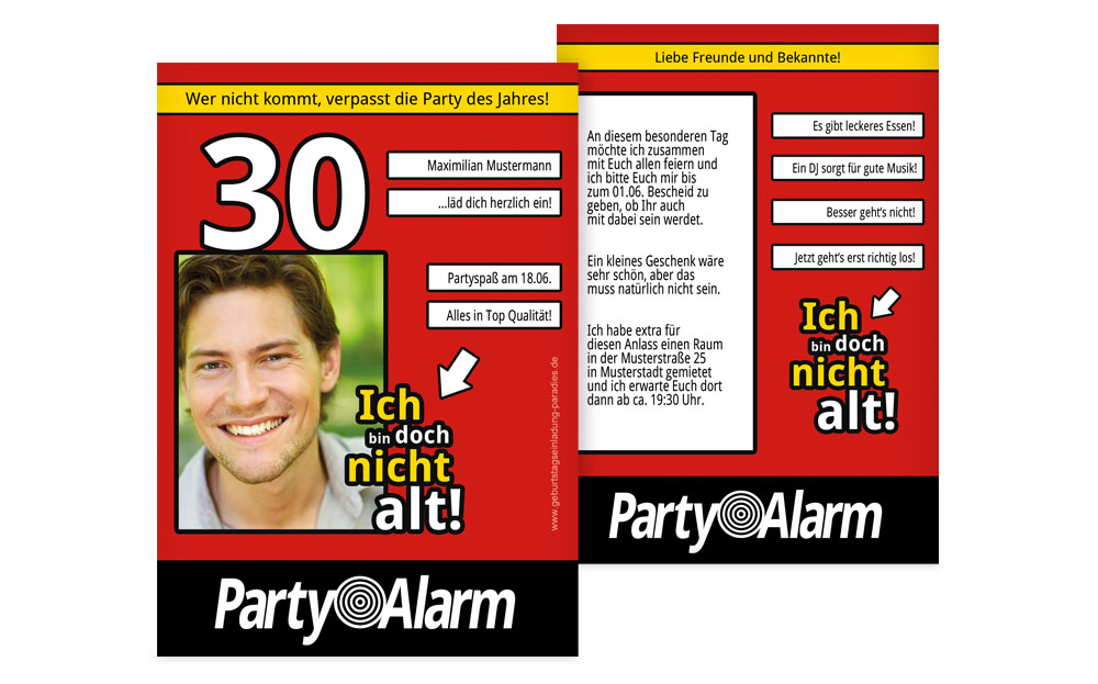 Geburtstagseinladung Ich bin doch nicht alt! Foto 30