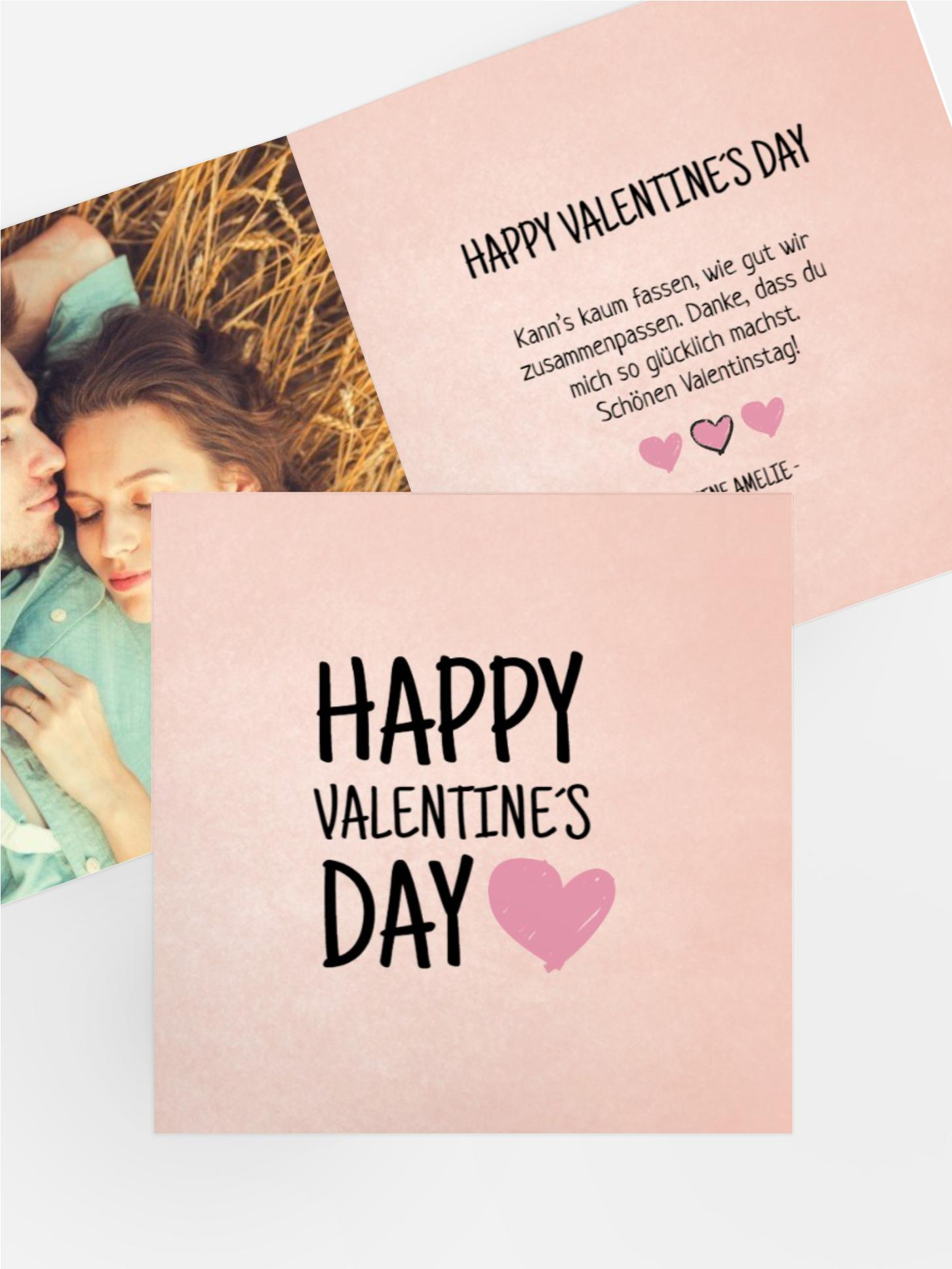 Valentinskarte Valentinsgruß