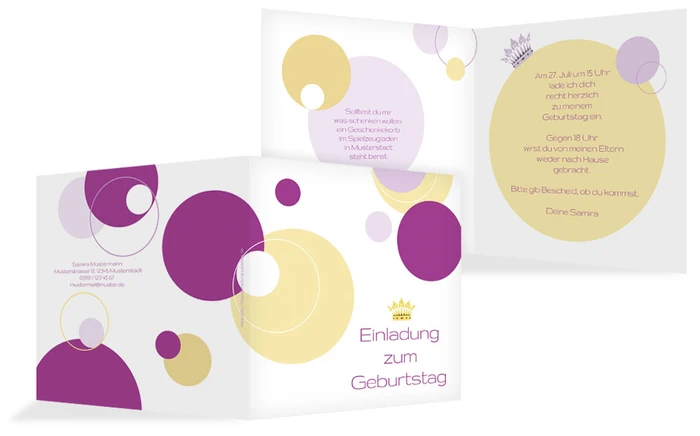 Geburtstagseinladung Prinzessin Geburtstagseinladung Prinzessin